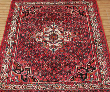 Hand Knotted Vintage Hamadan Persian Rug, 160 x 210 cm