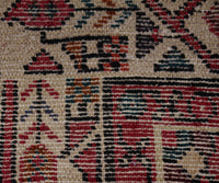 Hand Knotted Vintage Hamadan Persian Rug, 160 x 210 cm corner detail