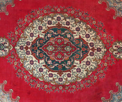 Hand Knotted Vintage Tabriz Persian Rug, 240 x 327 cm (Clearance)