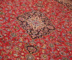 Hand Knotted Vintage Mashad Persian Rug, 288 x 374 cm (Clearance)