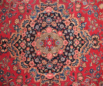 Hand Knotted Antique Kerman Persian Rug, 254 x 340 cm (Clearance)