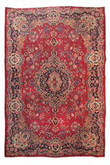 Hand Knotted Antique Kerman Persian Rug, 254 x 340 cm (Clearance)