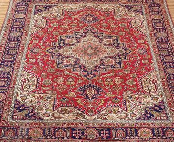 Hand Knotted Antique Tabriz Persian Rug, 240 x 332 cm (Clearance)