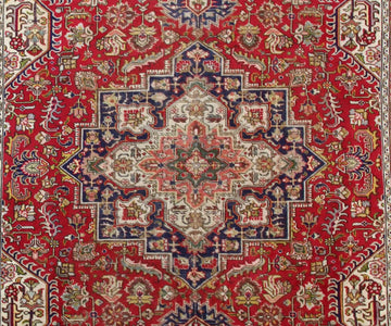 Hand Knotted Antique Tabriz Persian Rug, 240 x 332 cm (Clearance)