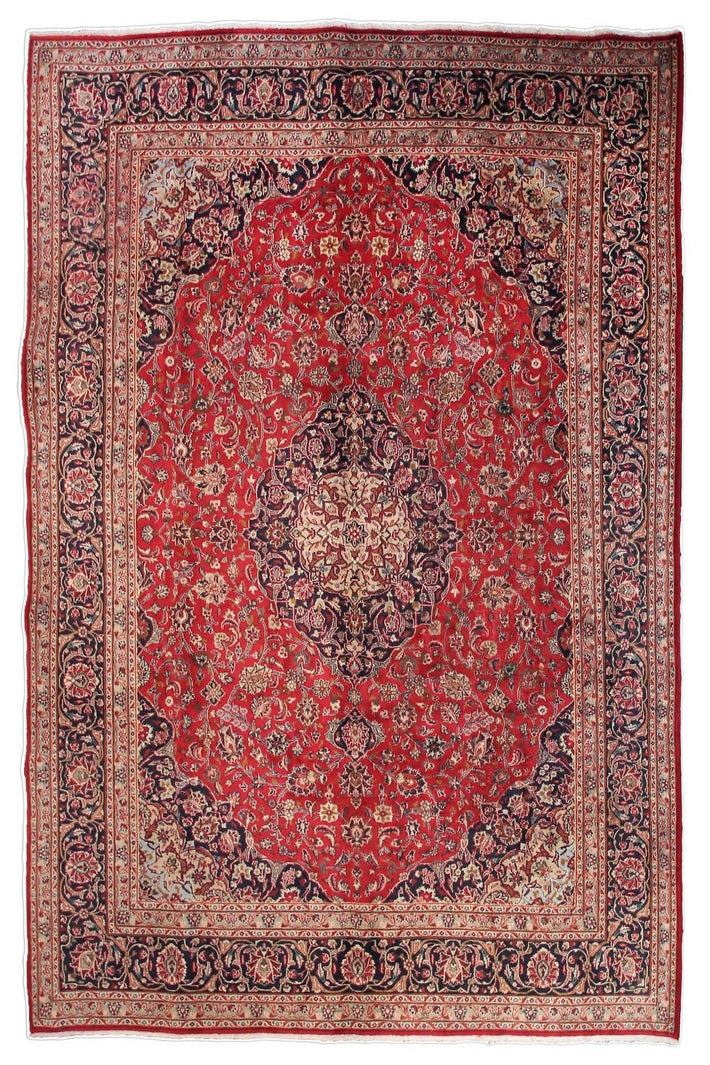 Hand Knotted Vintage Kashmar Persian Rug, 305 x 387 cm (Clearance)