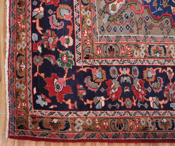 Hand Knotted Vintage Sabzevar Persian Rug, 286 x 377 cm (Clearance)
