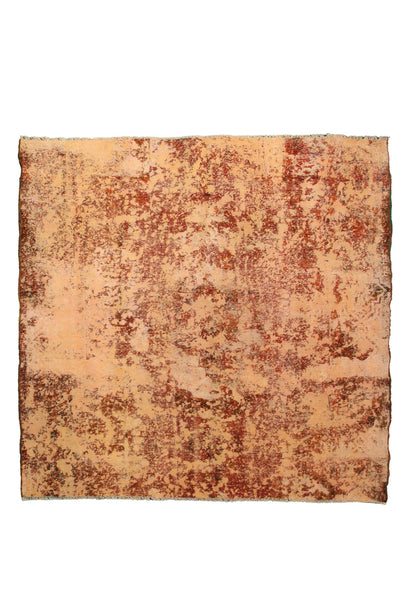 OVERDYED Hand Knotted Vintage Rug, 188 x 195 cm (Clearance)