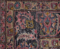 Hand Knotted Vintage Mashad Persian Rug, 198 x 295 cm (Clearance)