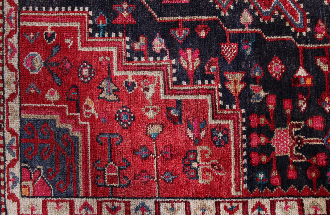 Vintage Tuyserkan Persian Rug – Carmine Trellis