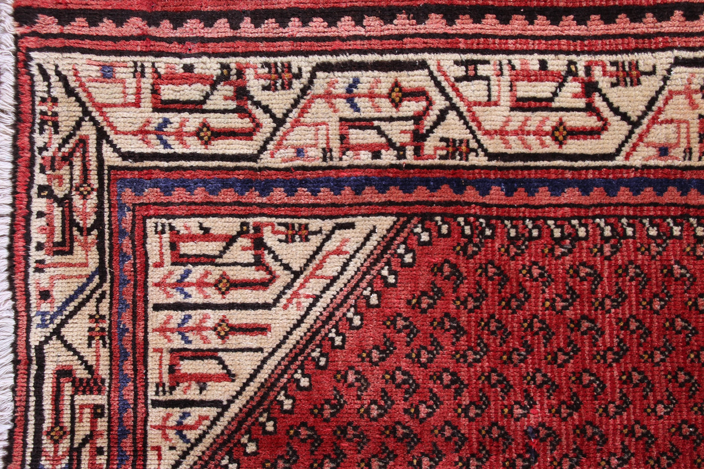 Vintage Arak Persian Rug – Vermilion Mirage