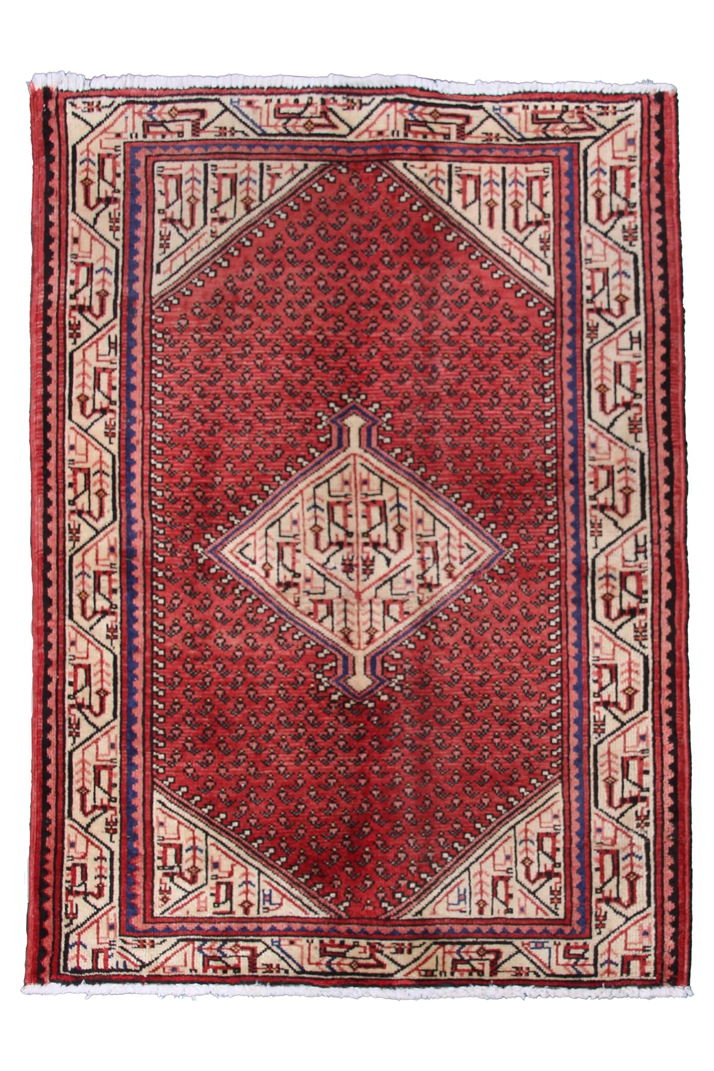 Vintage Arak Persian Rug – Vermilion Mirage