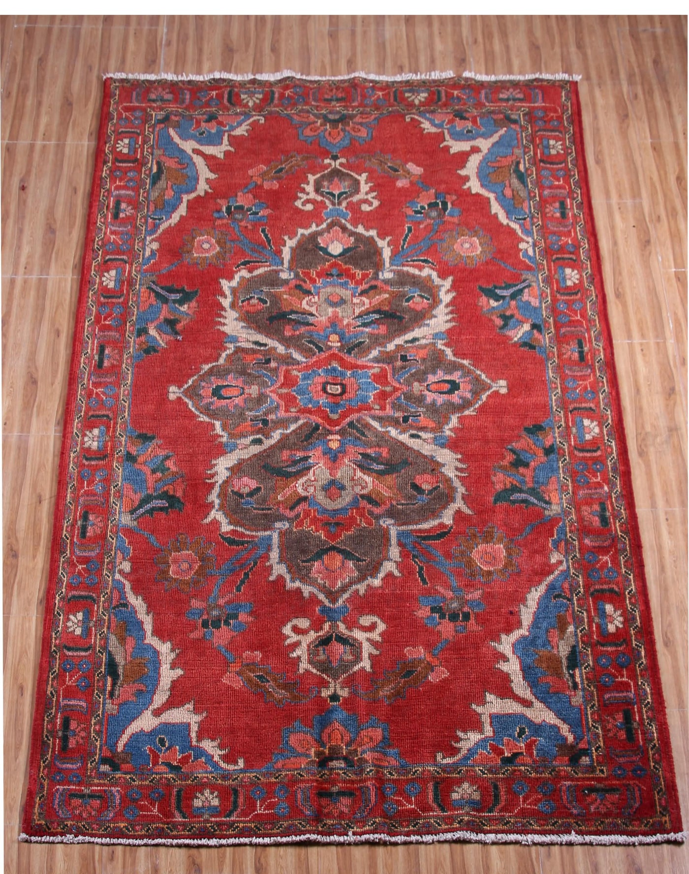 Vintage Lori Persian Rug – Claret Aura