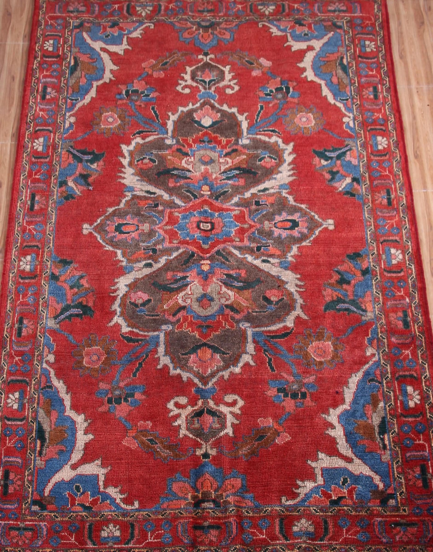 Vintage Lori Persian Rug – Claret Aura