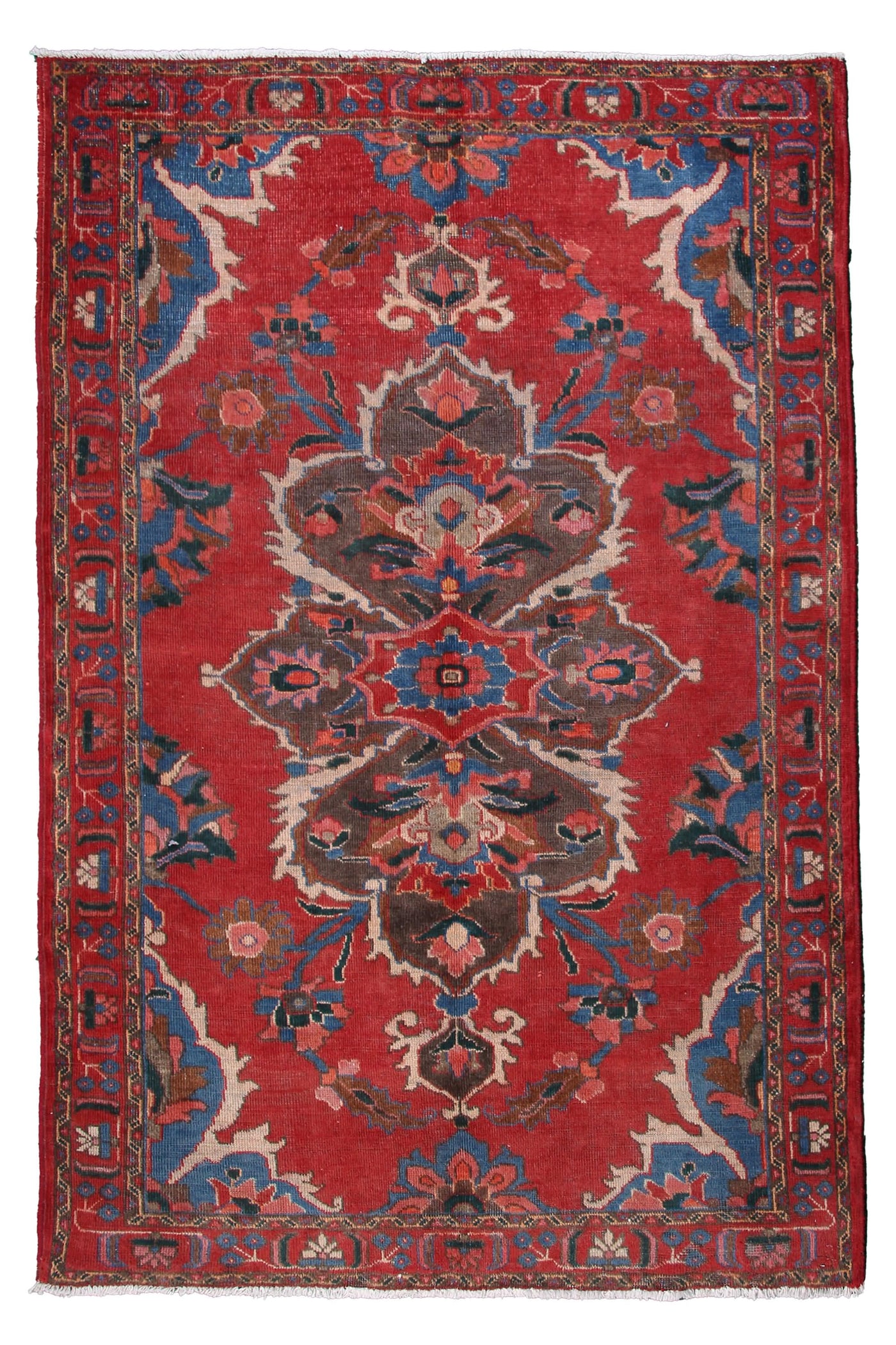 Vintage Lori Persian Rug – Claret Aura