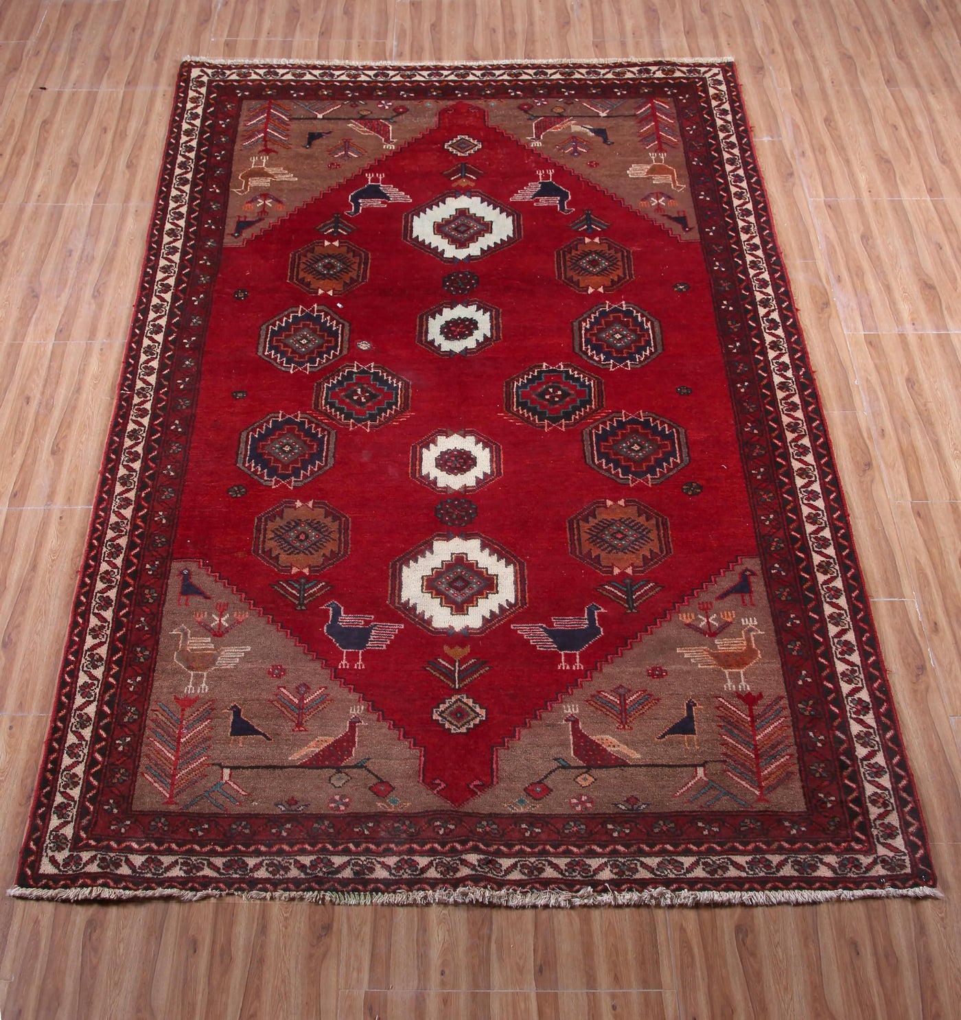 Vintage Baluchi Persian Rug – Sangria Mist