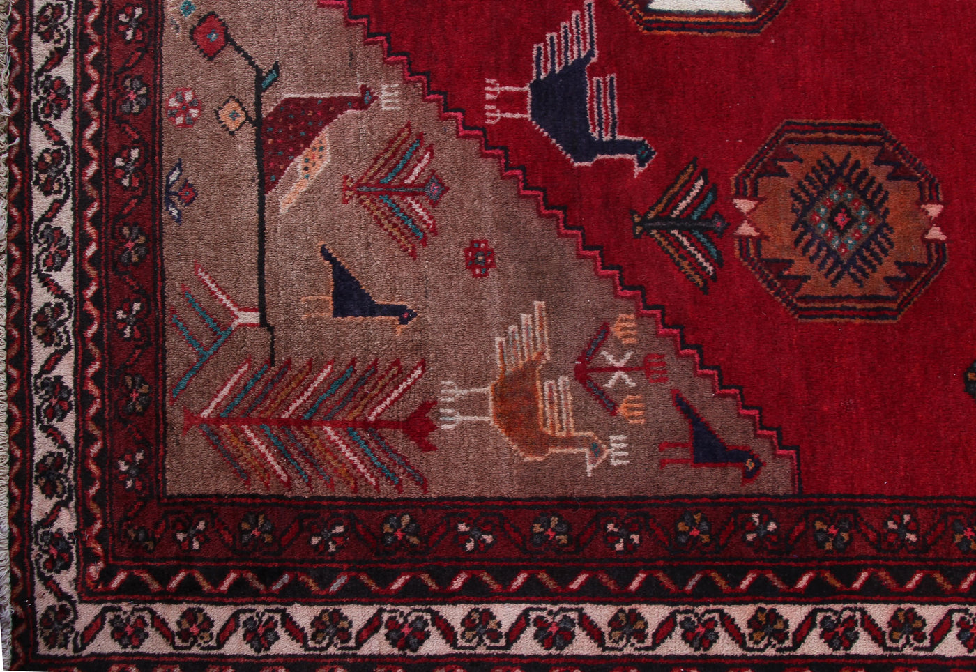Vintage Baluchi Persian Rug – Sangria Mist