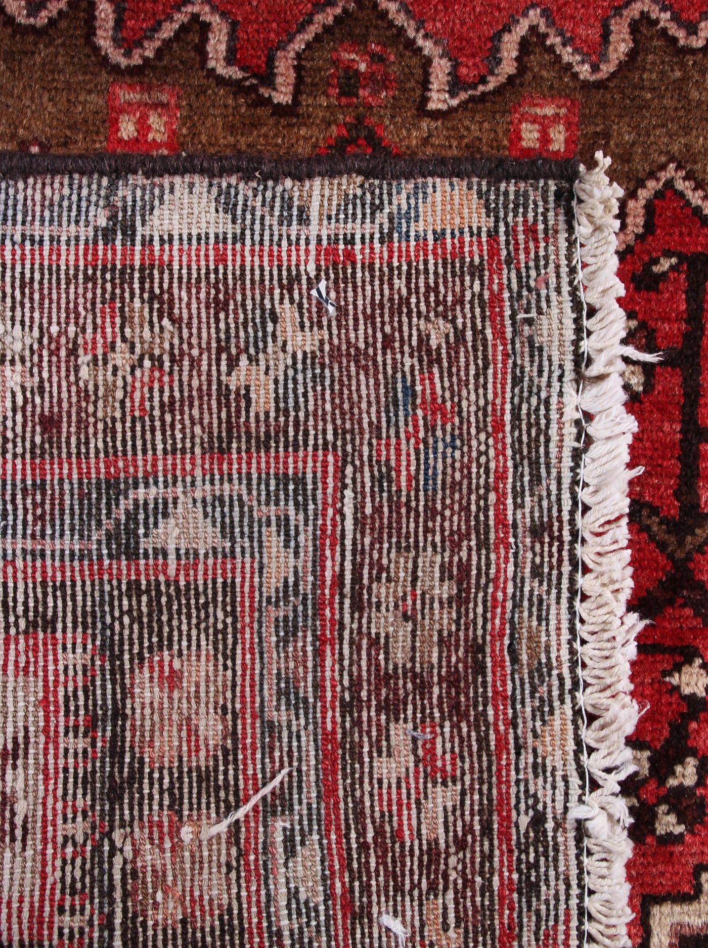 Vintage Zanjan Persian Rug – Sangria Labyrinth