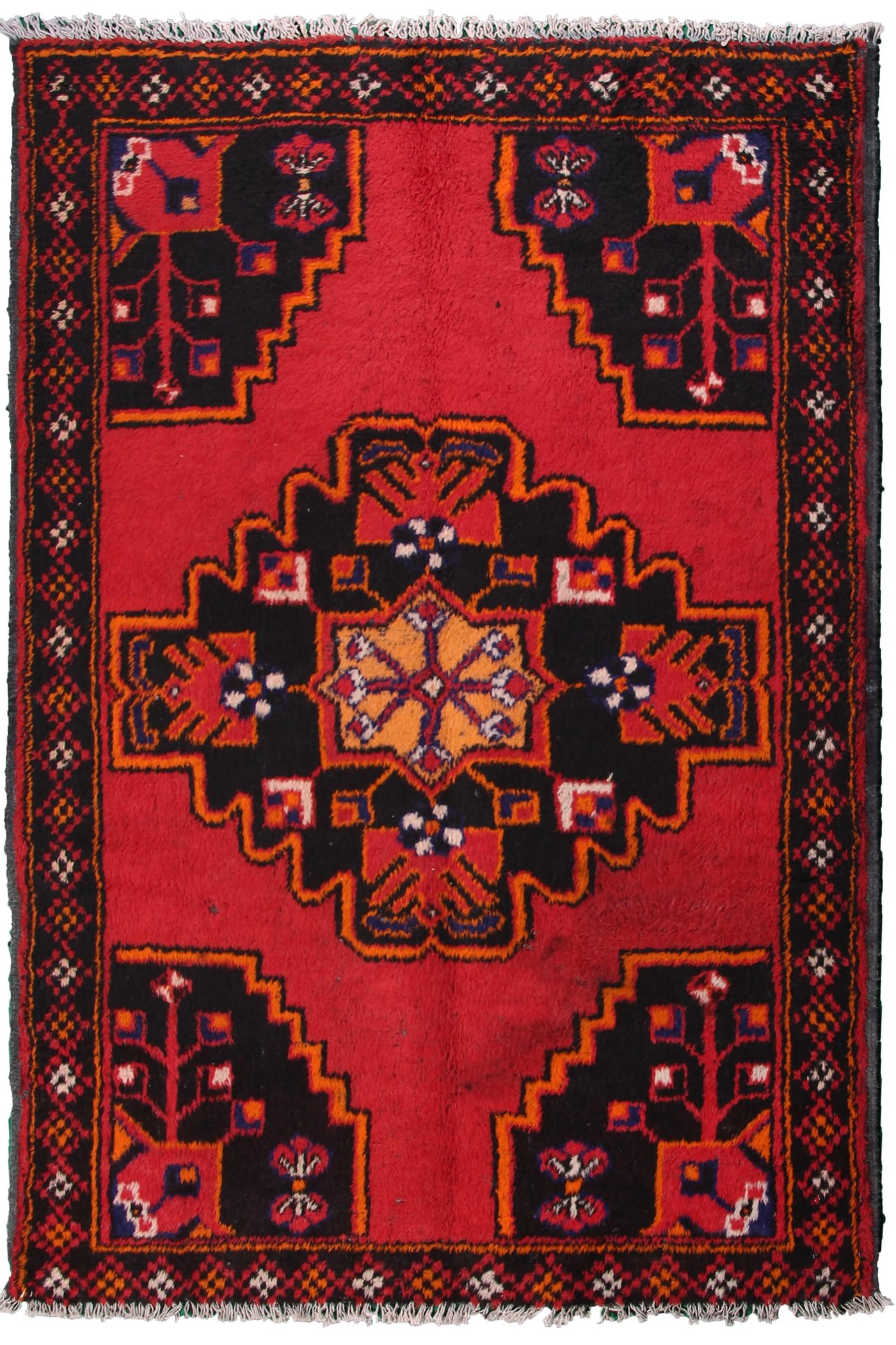 Vintage Ferdos Persian Rug – Ivory Whisper