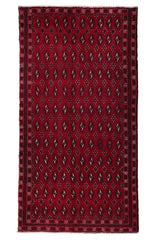 Turkmen Persian Rug, 92 x 197 cm