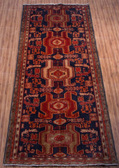 Ardabil Persian Runner, 128 x 300 cm
