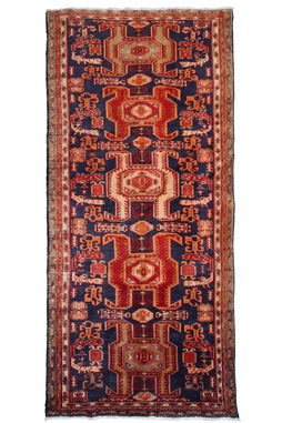 Ardabil Persian Runner, 128 x 300 cm