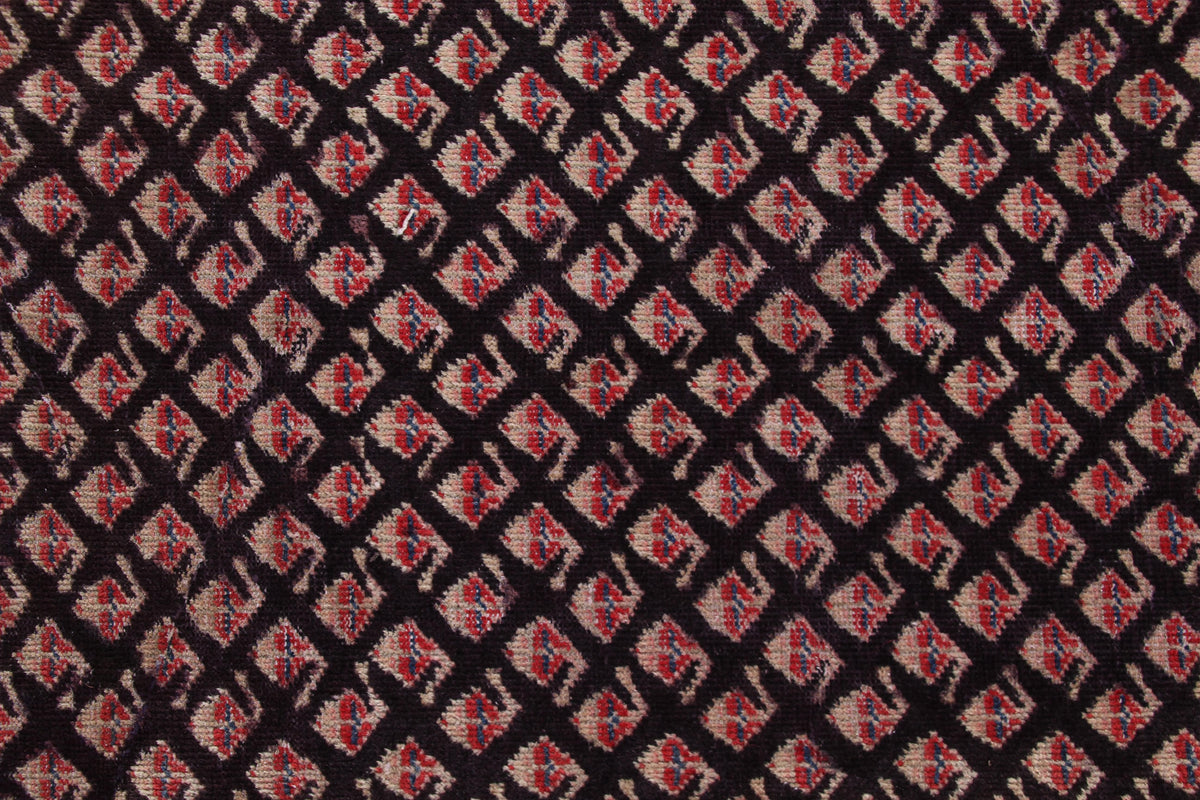 Vintage Arak Persian Runner Rug – Vermilion Cadence