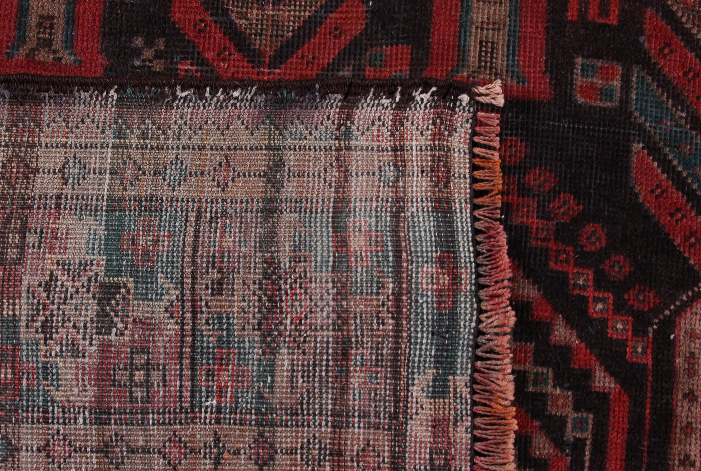 Vintage Baluchi Persian Runner Rug – Crimson Pathway