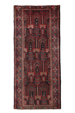 Baluchi Persian Runner, 110 x 272 cm