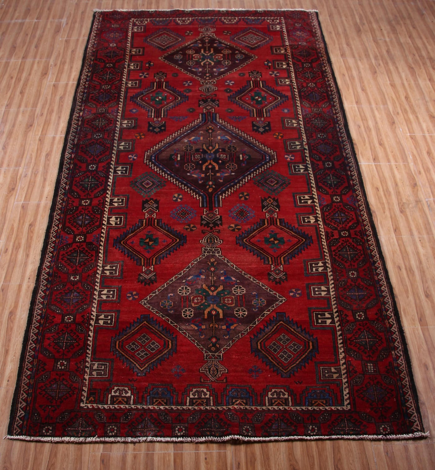 Vintage Baluchi Persian Rug – Rosewood Fade