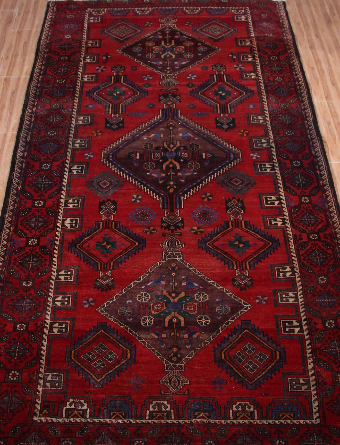 Vintage Baluchi Persian Rug – Rosewood Fade