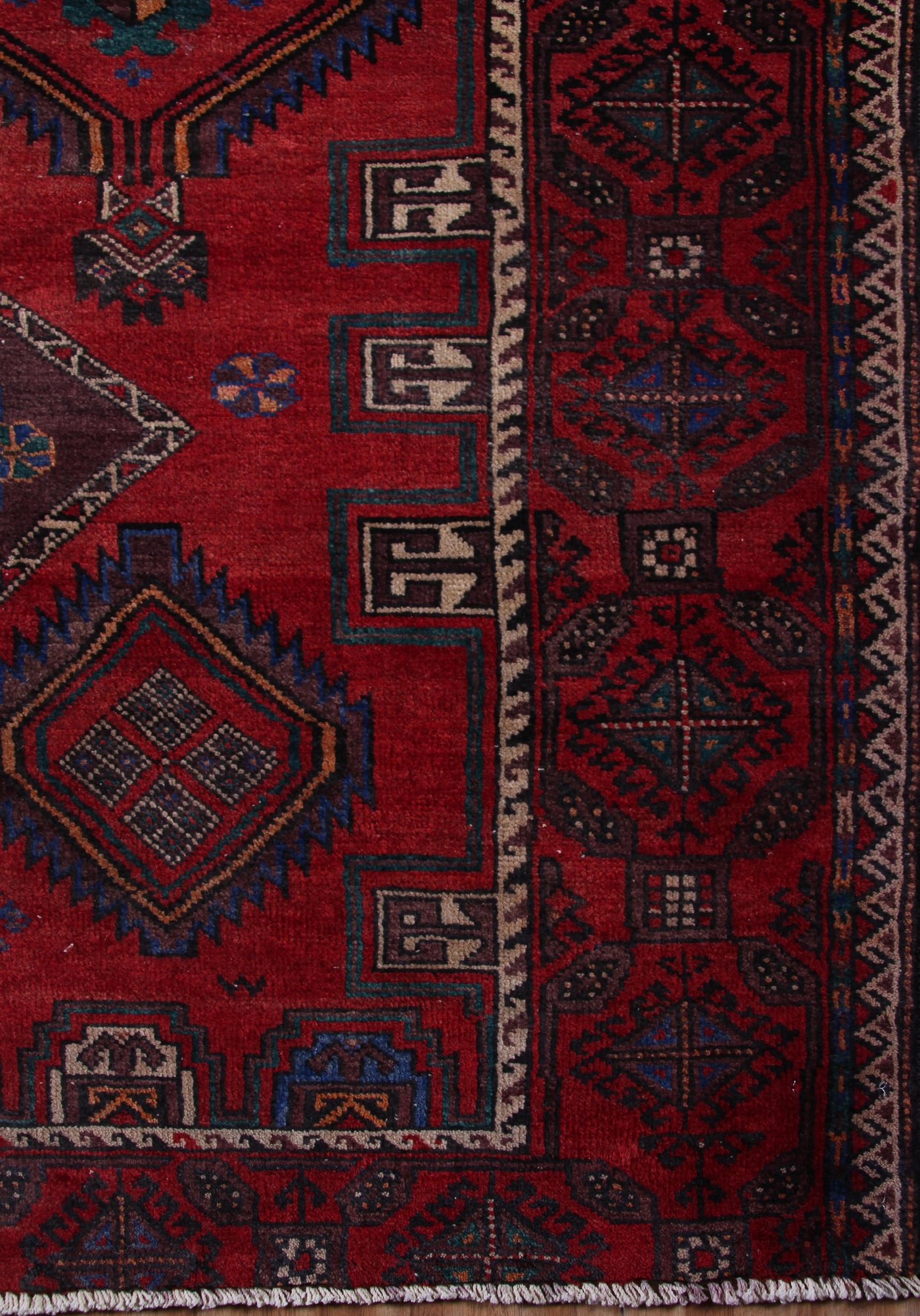 Vintage Baluchi Persian Rug – Rosewood Fade