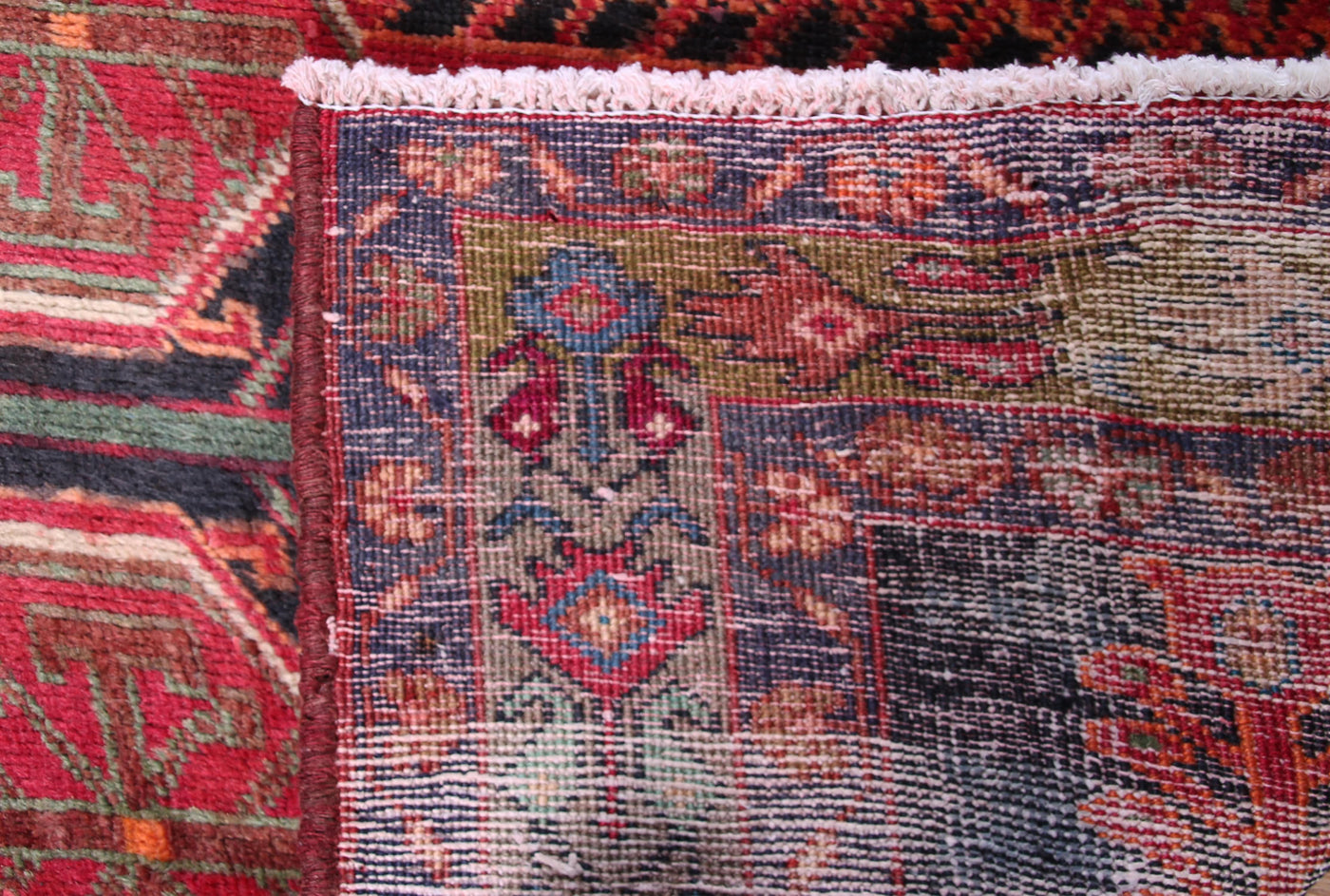 Vintage Kordi Persian Rug – Bone Lattice