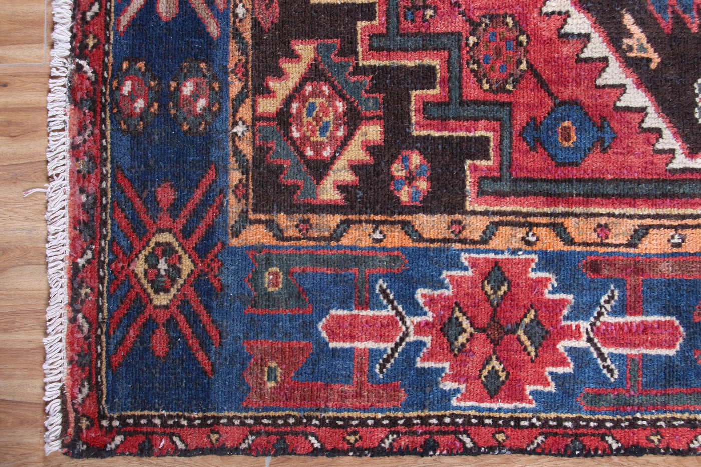 Vintage Zanjan Persian Rug – Marine Matrix