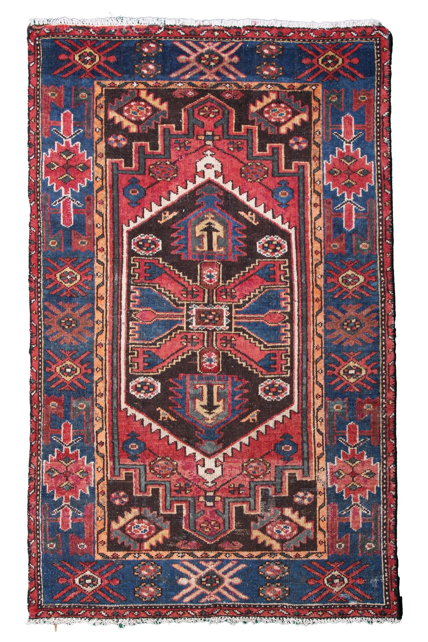 Vintage Zanjan Persian Rug – Marine Matrix