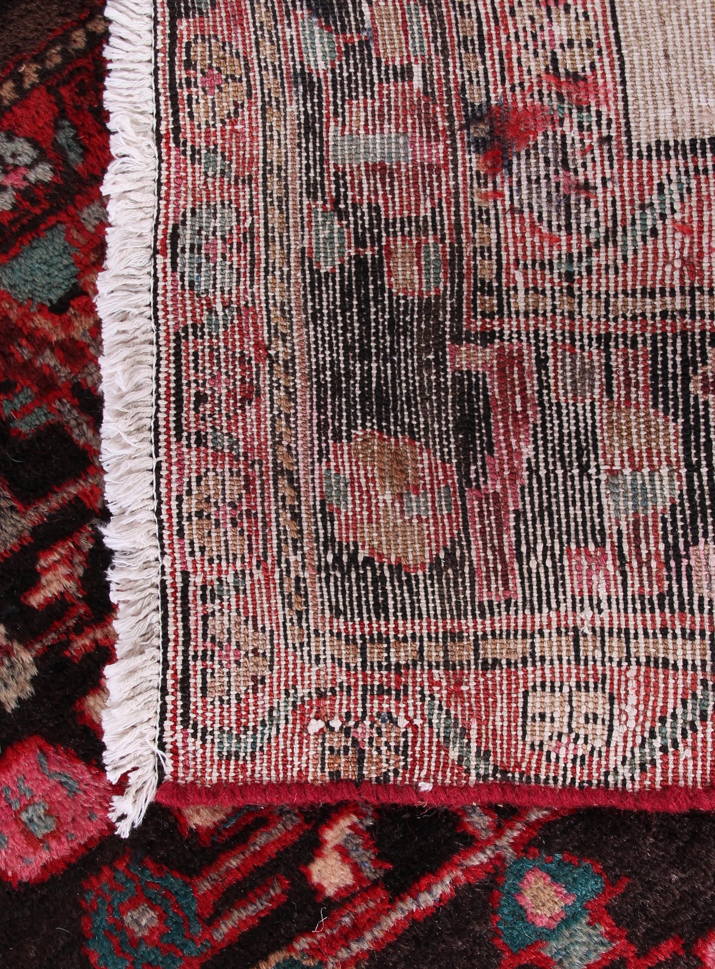 Vintage Nahavand Persian Rug – Graphite Panel