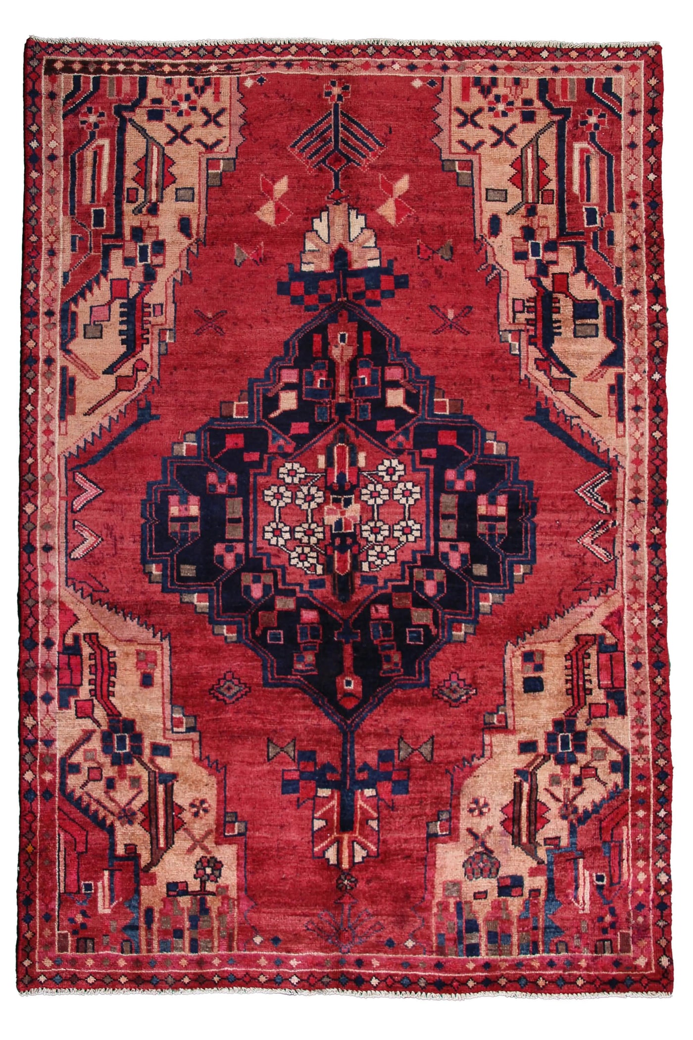 Vintage Lori Persian Rug – Scarlet Panel