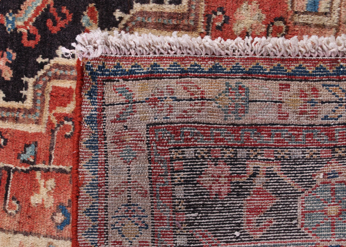 Vintage Tuyserkan Persian Rug – Azure Trellis