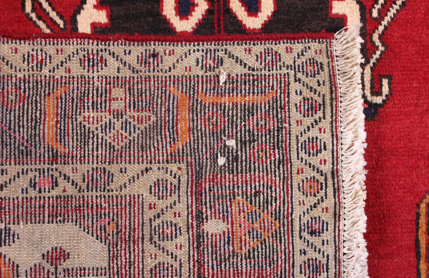 Vintage Lori Persian Rug – Scarlet Drift