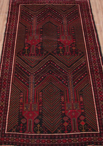 Baluchi Persian Rug, 140 x 287 cm (Clearance)