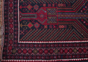 Baluchi Persian Rug, 140 x 287 cm (Clearance)