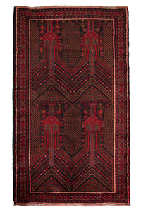 Baluchi Persian Rug, 140 x 287 cm (Clearance)