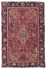 Kashan Persian Rug, 106 X 190 cm