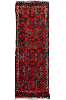 Baluchi Persian Runner, 62 x 182 cm
