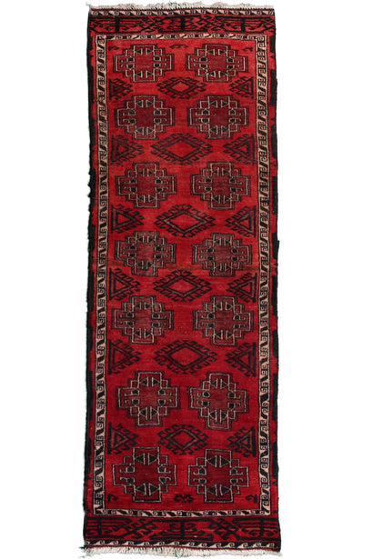 Baluchi Persian Runner, 62 x 182 cm