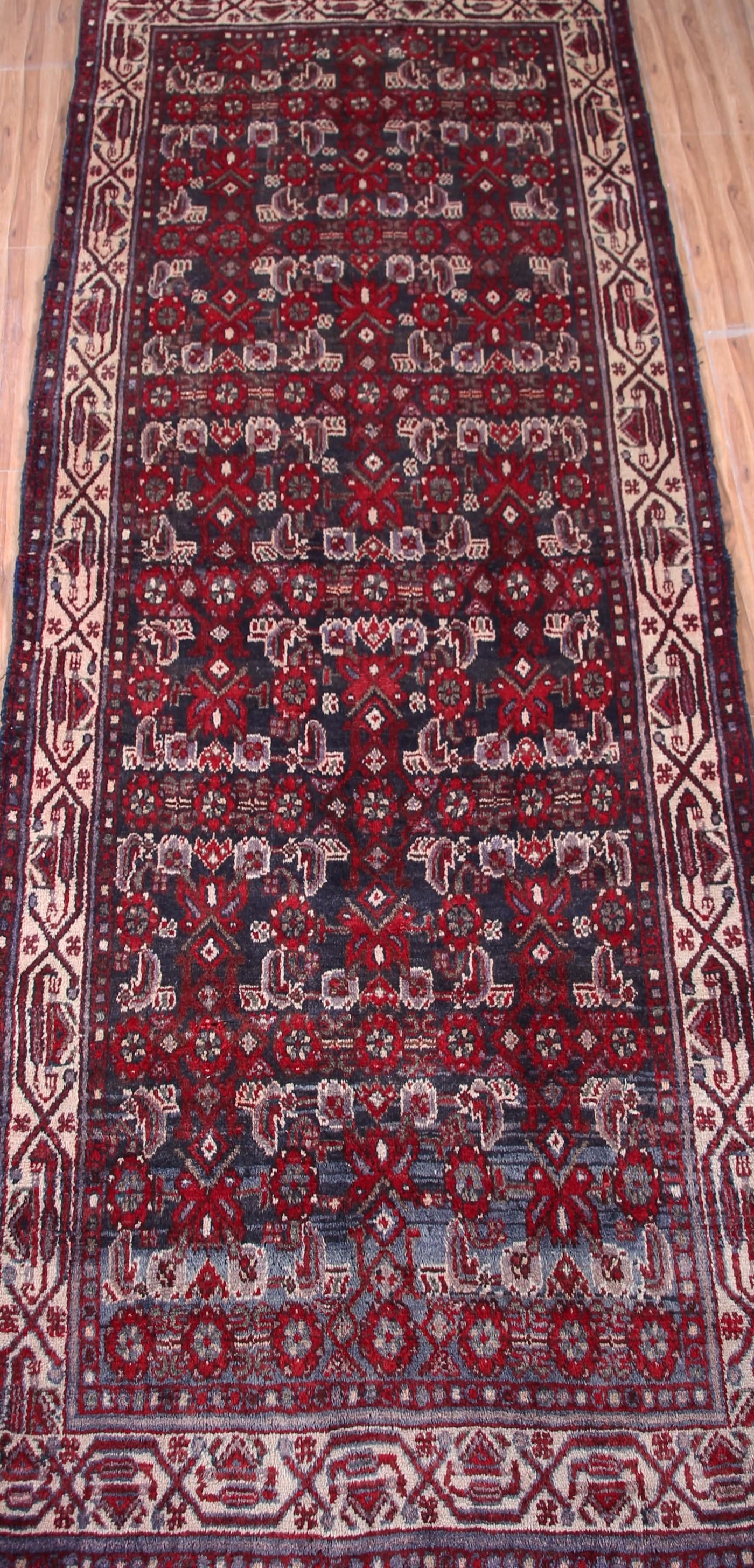 Vintage Arak Persian Runner Rug – Pomegranate Runway