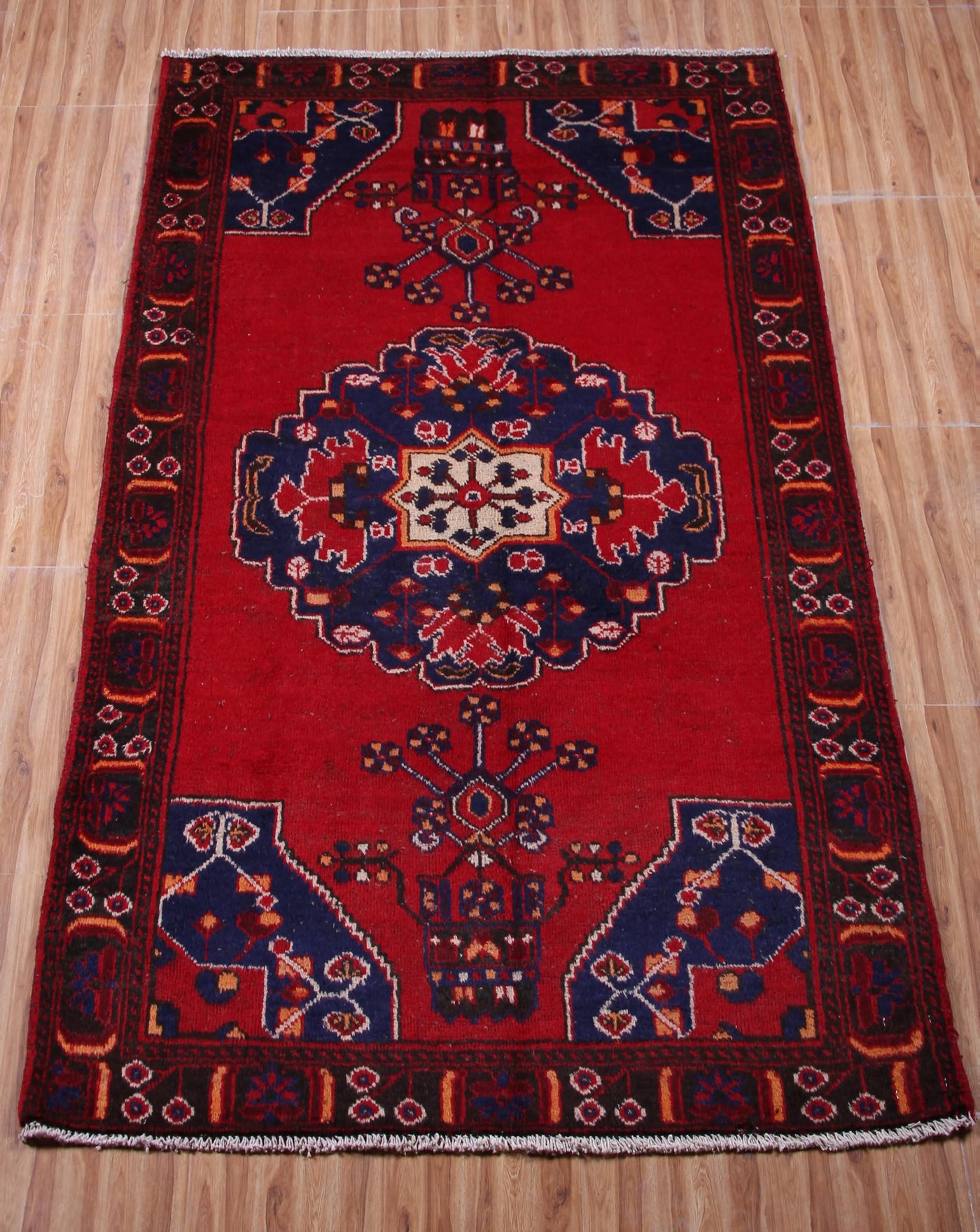 Vintage Ferdos Persian Rug – Ocean Aura