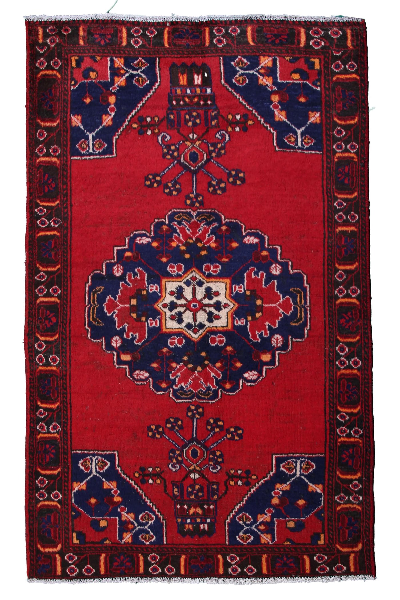 Vintage Ferdos Persian Rug – Ocean Aura