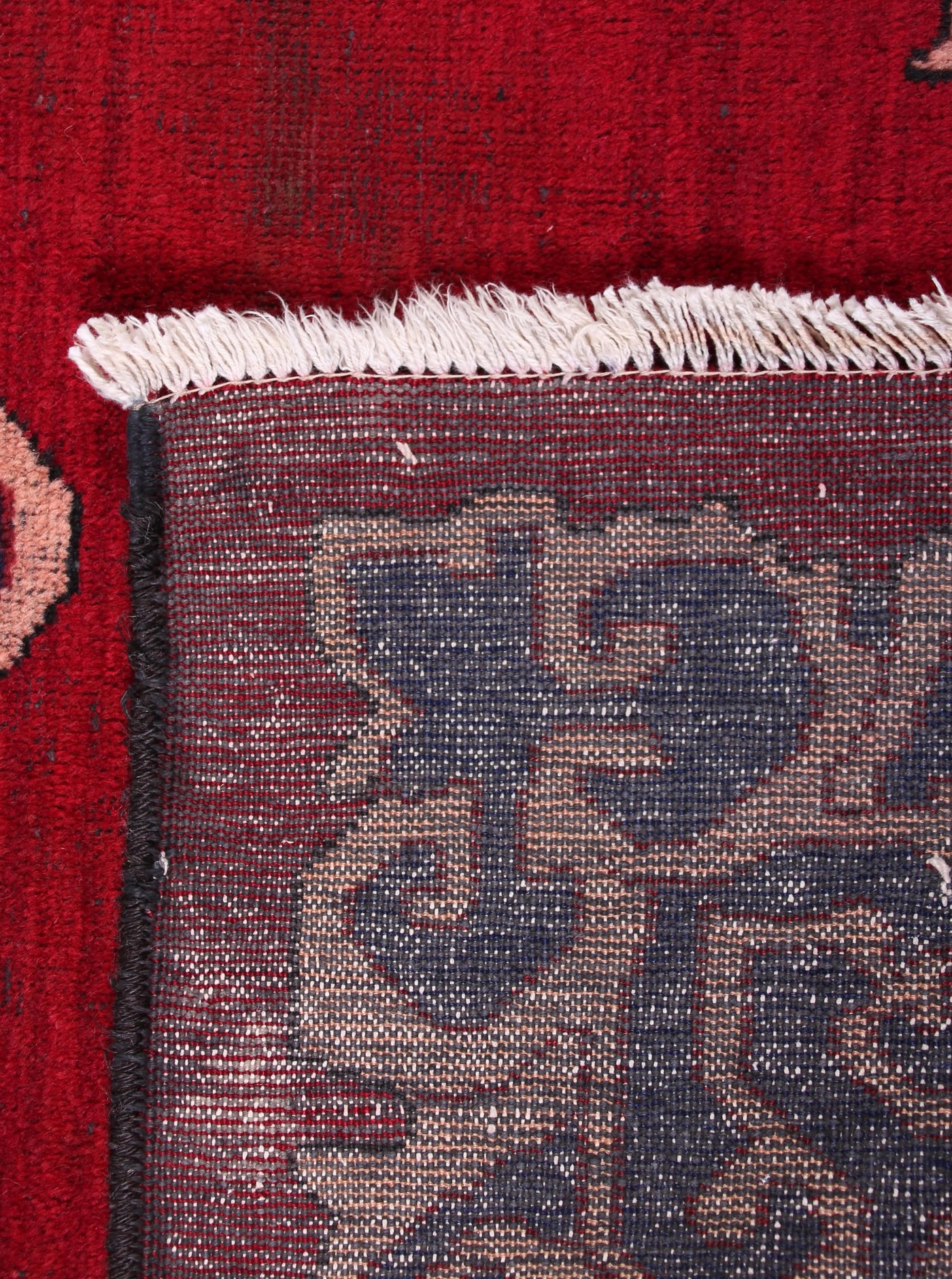 Ferdos Persian Rug, 90 x 150 cm hand knotted wool corner detail