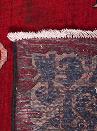 Ferdos Persian Rug, 90 x 150 cm hand knotted wool corner detail
