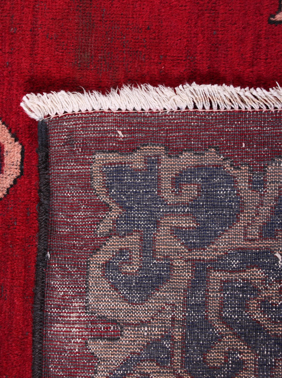Ferdos Persian Rug, 90 x 150 cm hand knotted wool corner detail